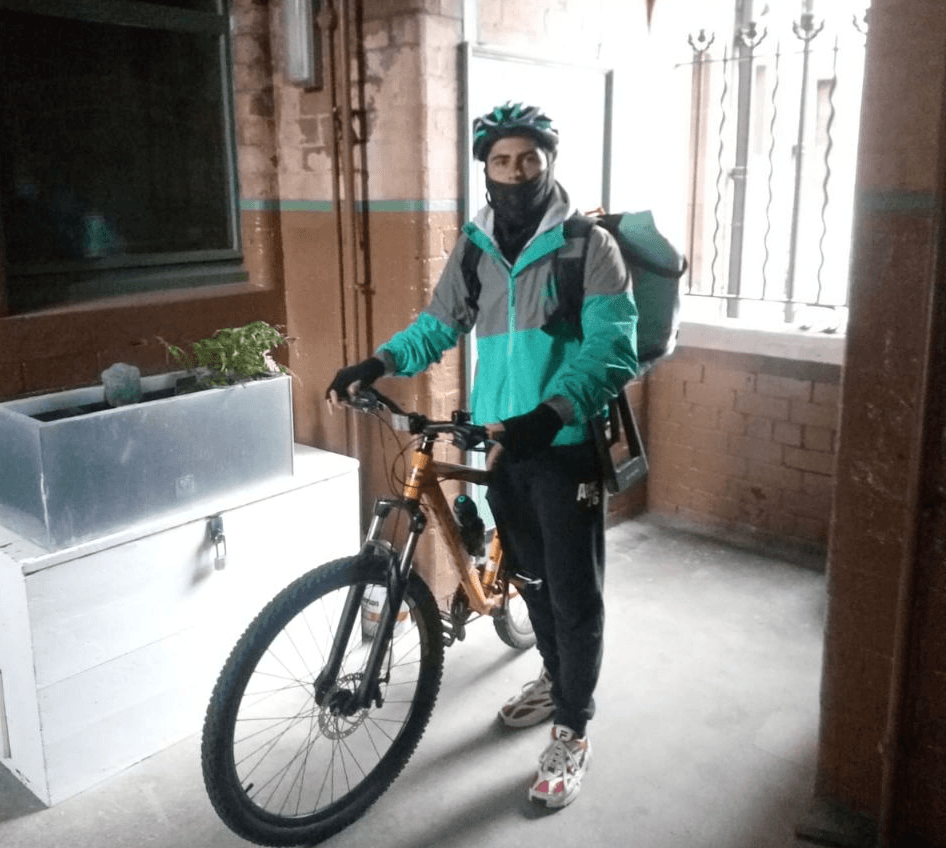 Repartiendo con Deliveroo en Edimburgo